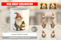 Mug Wrap Autumn Gnome Friends Product Image 1