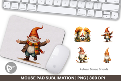 Mouse Pad Autumn Gnome Friends Product Image 1