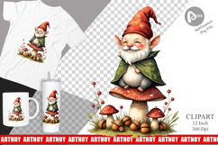 Autumn Gnome Friends Clipart Product Image 1