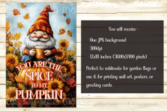 Pumpkin Spice Garden Flag, You are the Spice to My Pumpkin Product Image 2