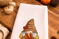 Maple Leaf Gnome Embroidery Design Fall Autumn 4x4 Hoop Product Image 3