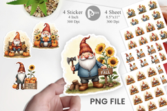 Autumn Gnomes Sticker Product Image 1