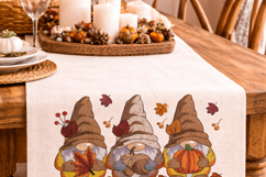 Fall Gnome Embroidery Design Pumpkin Acorn Leaf Large Hoop Product Image 6