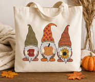 Three Fall Gnome, Fall Vibes, Machine Embroidery Design Product Image 7