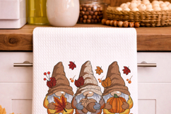 Fall Gnome Embroidery Design Pumpkin Acorn Leaf Large Hoop Product Image 2