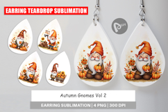 Autumn Gnomes Earring Product Image 1