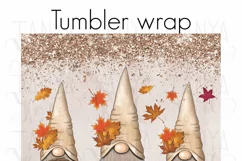 Fall Gnomes Tumbler PNG Digital Sublimation Design Product Image 6