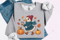 Autumn Goose PNG, Fall Coquette Png, Girly Autumn Png Product Image 3