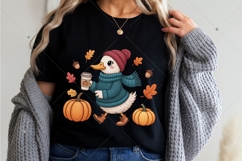 Autumn Goose PNG, Fall Coquette Png, Girly Autumn Png Product Image 10