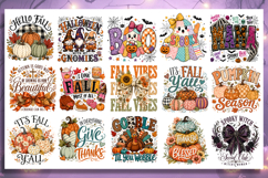 Autumn Halloween Thanksgiving PNG Sublimation Design Set Product Image 1