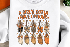 Autumn Halloween Witch Broom PNG Product Image 1