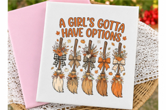 Autumn Halloween Witch Broom PNG Product Image 2