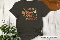Autumn Harvest Pumpkin Color Flat Doodle svg | Fall svg Product Image 2
