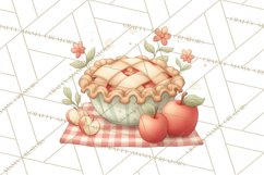 Autumn Harvest PNG Clipart with Pumpkins, Hay, Apples Product Image 5