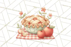 Autumn Harvest PNG Clipart with Pumpkins, Hay, Apples Product Image 5