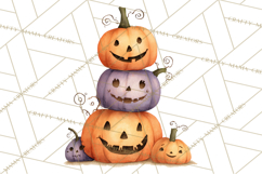 Autumn Harvest PNG Clipart with Pumpkins, Hay, Apples Product Image 4