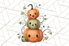 Autumn Harvest PNG Clipart with Pumpkins, Hay, Apples Product Image 2