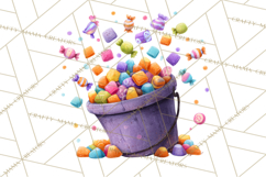 Autumn Harvest PNG Clipart with Pumpkins, Hay, Apples Product Image 3