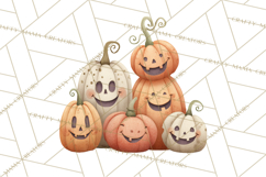 Autumn Harvest PNG Clipart with Pumpkins, Hay, Apples Product Image 2