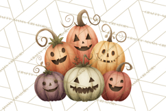 Autumn Harvest PNG Clipart with Pumpkins, Hay, Apples Product Image 4