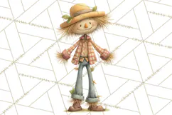 Autumn Harvest PNG Clipart with Pumpkins, Hay, Apples Product Image 3