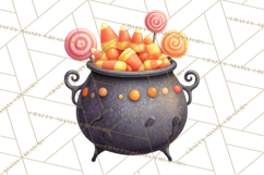 Autumn Harvest PNG Clipart with Pumpkins, Hay, Apples Product Image 5