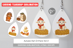 Earring Autumn Hat Critters Product Image 1
