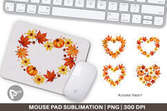 Autumn Heart Mouse Pad Product Image 1