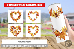 Autumn Heart Tumbler Product Image 1