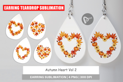 Autumn Heart Earring Product Image 1