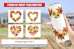 Autumn Heart Tumbler Product Image 1