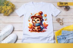 Autumn hedgehog Sublimation, Autumn hedgehog Bundle Product Image 2