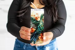 Autumn Tumbler Sublimation, Autumn Hummingbird Tumbler, d1 Product Image 3