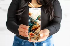 Autumn Tumbler Sublimation, Autumn Hummingbird Tumbler, d2 Product Image 3