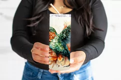 Autumn Tumbler Sublimation, Autumn Hummingbird Tumbler, d3 Product Image 3