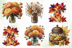 Autumn in a Jar Watercolor Sublimation Product Image 3