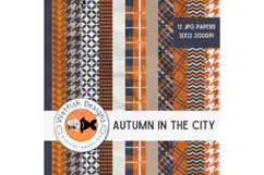 Autumn in the City Pattern Print Papers Product Image 1