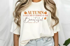 Autumn is God’s way of showing us how Beautiful SVG Product Image 2