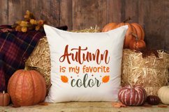 Autumn is my favorite color SVG, Fall Leaves SVG Product Image 3