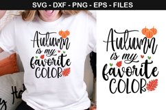 Autumn is my favorite color - Fall SVG Design Product Image 1
