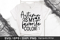 Autumn is my favorite color SVG - Pumpkin Design Product Image 1