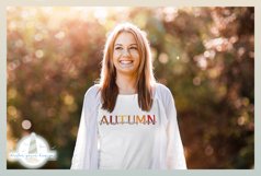 Autumn Is My Favorite Color Knockout Text Quote SVG