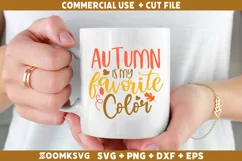 Autumn is my favorite color SVG, Autumn SVG, Fall SVG Product Image 2