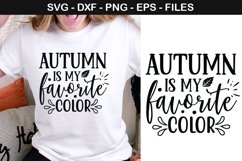 Autumn is my favorite color - Halloween Pumpkin SVG Design Product Image 1