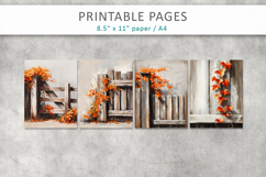 fall junk journal, fall background Product Image 2