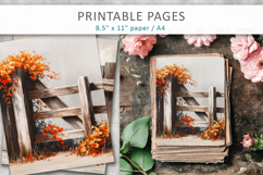 fall junk journal, fall background Product Image 3