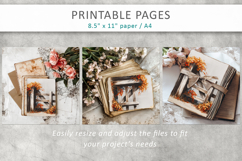fall junk journal, fall background Product Image 5
