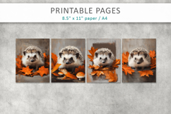 fall junk journal, forest animals Product Image 2