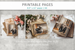 forest animals, fall junk journal Product Image 8