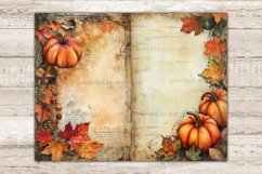 Autumn Junk Journal Pages, Pumpkin Printable Paper, GlamArtZhanna, Cat Printable Paper, Farmhouse Scrapbook, Pumpkin Scrapbook Paper, Pumpkin Pie Digital Art, Dog Junk Journal, Fall Ephemera, Autumn Pickup